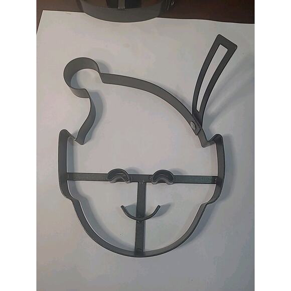 Williams Sonoma Non-Stick Metal Pancake Molds Moose Snowman Elf Rare speedy ship - Picture 3 of 4